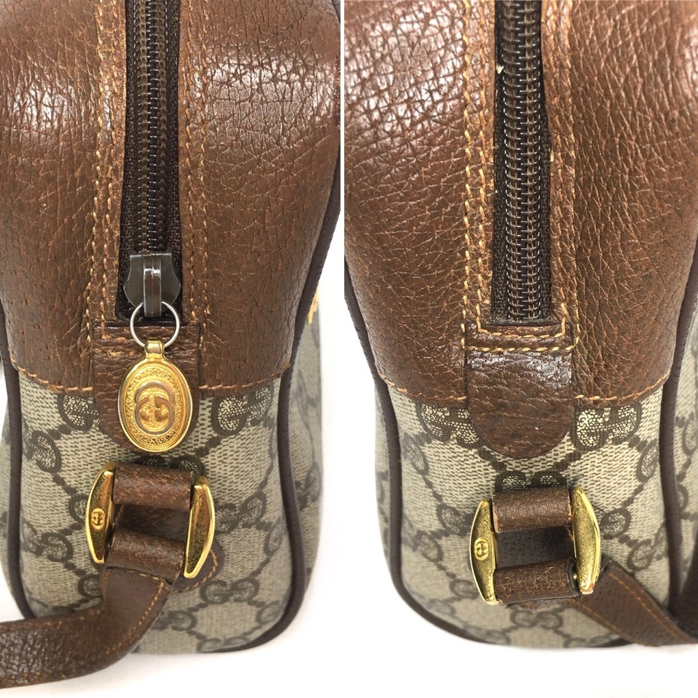 Authentic Gucci brown monogram coated canvas crossbody bag - Picture 16 of 16
